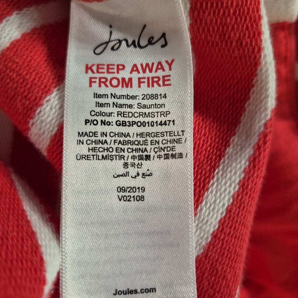 Joules Premium Cotton Nautical Striped Sweater Size 6 - Picture 6 of 12